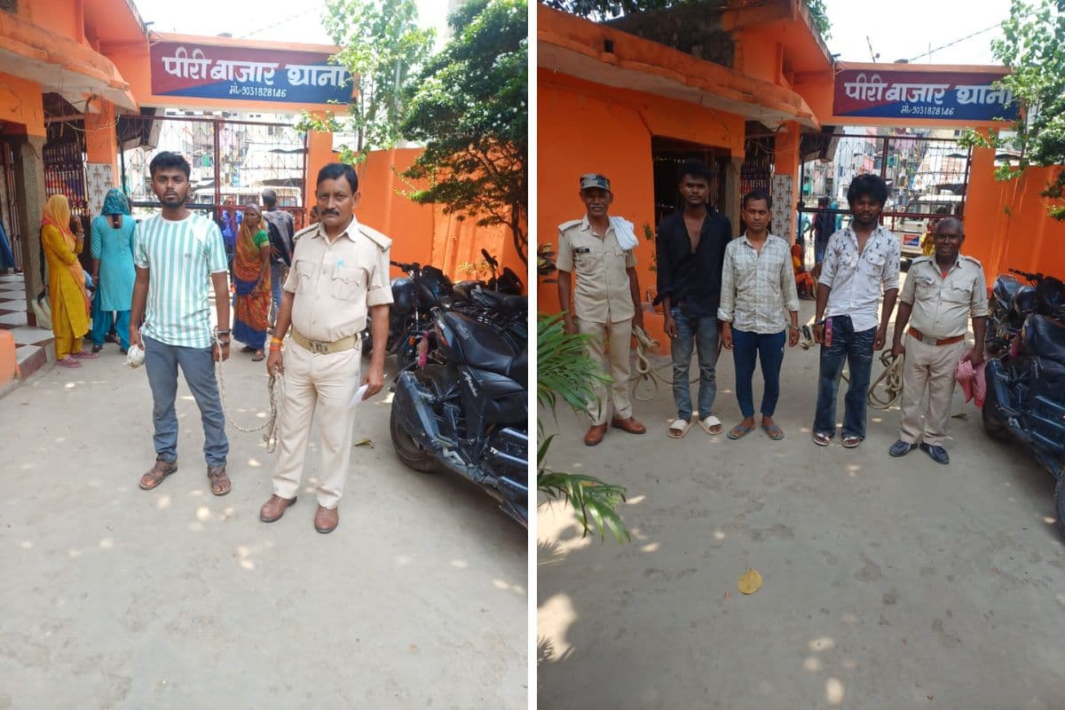 लखीसराय में डायन अधिनियम मामले के फरार अभियुक्त गिरफ्तार, नशे हालत में तीन लोग धराये