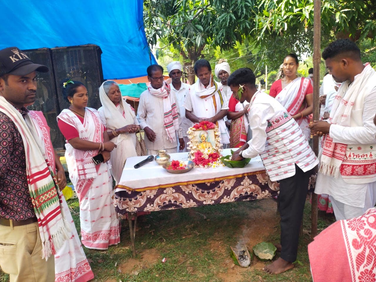 भगवान बिरसा मुंडा का शहादत दिवस मना