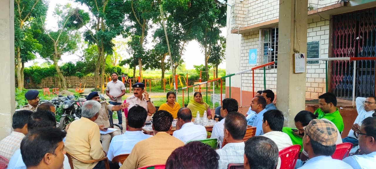 मुहर्रम को लेकर फलका थाना में शांति समिति की बैठक आयोजित