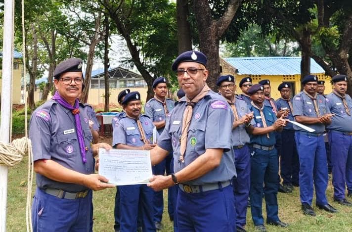स्काउट मास्टर और रोवर लीडर्स का मिला प्रशिक्षण