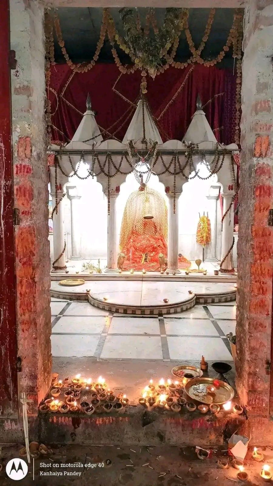 बेनीपुर में उमड़ रहा भक्तों का सैलाब, 151 फीट ऊंचा होगा मां भगवती का दरबार