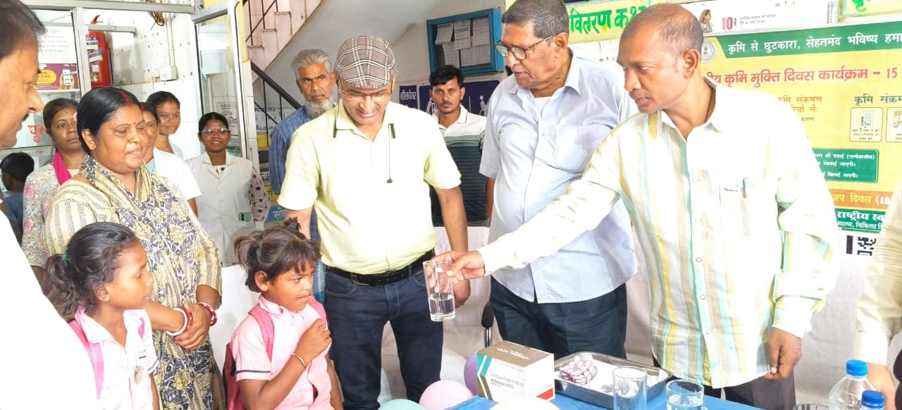 19 वर्ष तक के बच्चों को कृमि संक्रमण से मुक्त करने का रखा गया लक्ष्य