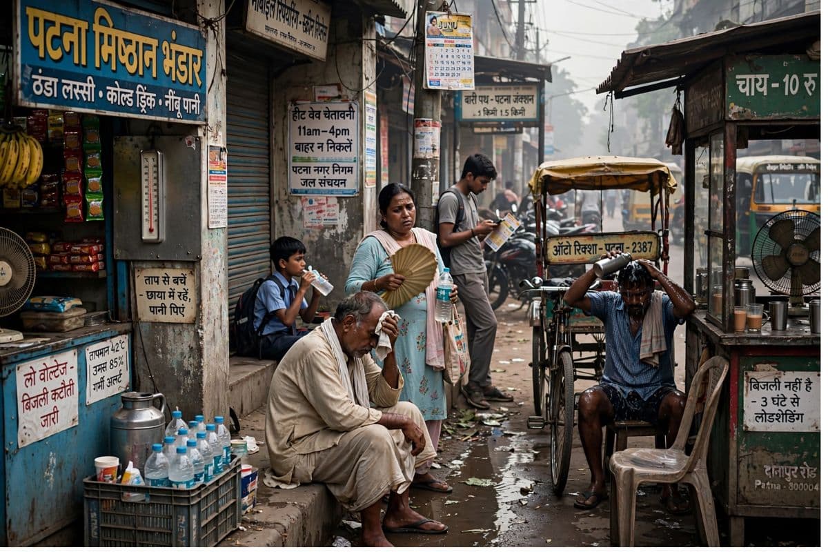 पटना में उमस भरी गर्मी से लोग बेहाल, मौसम विभाग का अलर्ट; बिहार के कई जिलों में आंधी-बारिश और वज्रपात की चेतावनी
