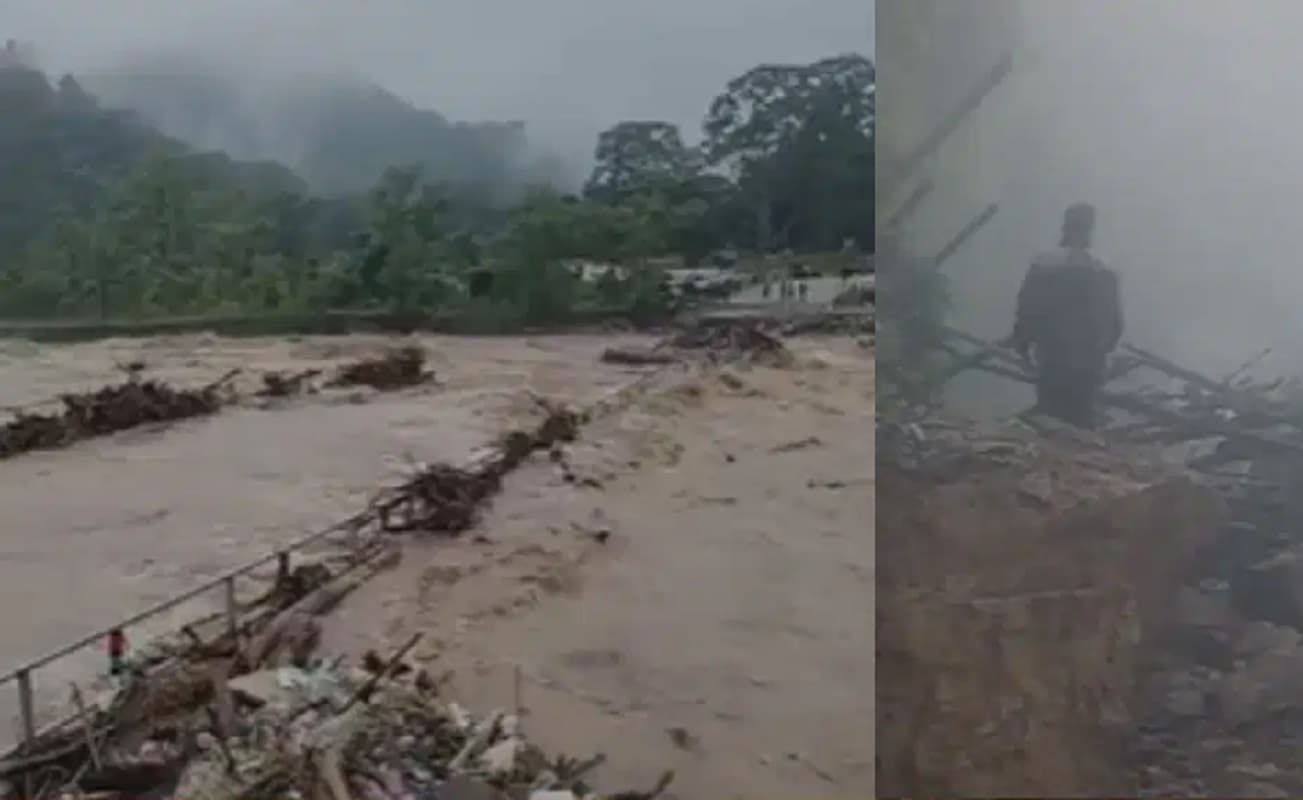 बंगाल का मौसम: तबाही की बारिश, पहाड़ों में भूस्खलन, दुड़िया पुल ध्वस्त, दार्जिलिंग-सिलीगुड़ी संपर्क ठप