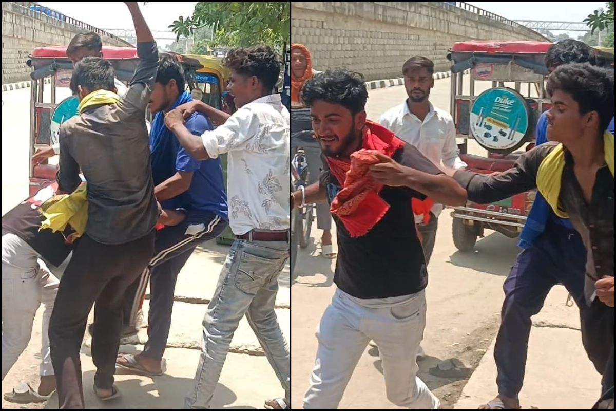 कैमूर में हाई-वोल्टेज ड्रामा, प्रेमी संग रहने की जिद पर अड़ी युवती, जमकर चले लात-घूंसे