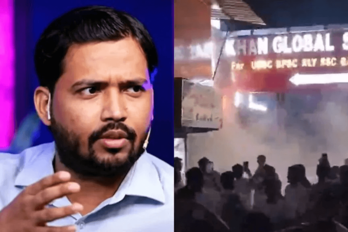 पटना में खान सर की कोचिंग में लगी आग, परिसर में अफरातफरी के बीच भागने लगे छात्र, मौके पर पहुंची दमकल टीम