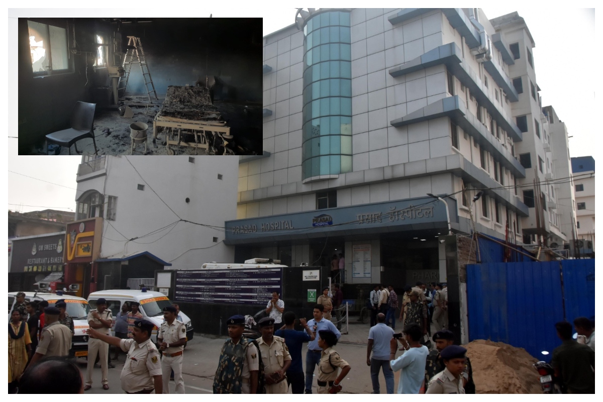 मुजफ्फरपुर: अग्निकांड पर स्वास्थ्य विभाग का बड़ा एक्शन, 6 मरीजों की मौत के बाद प्रसाद हॉस्पिटल का लाइसेंस रद्द