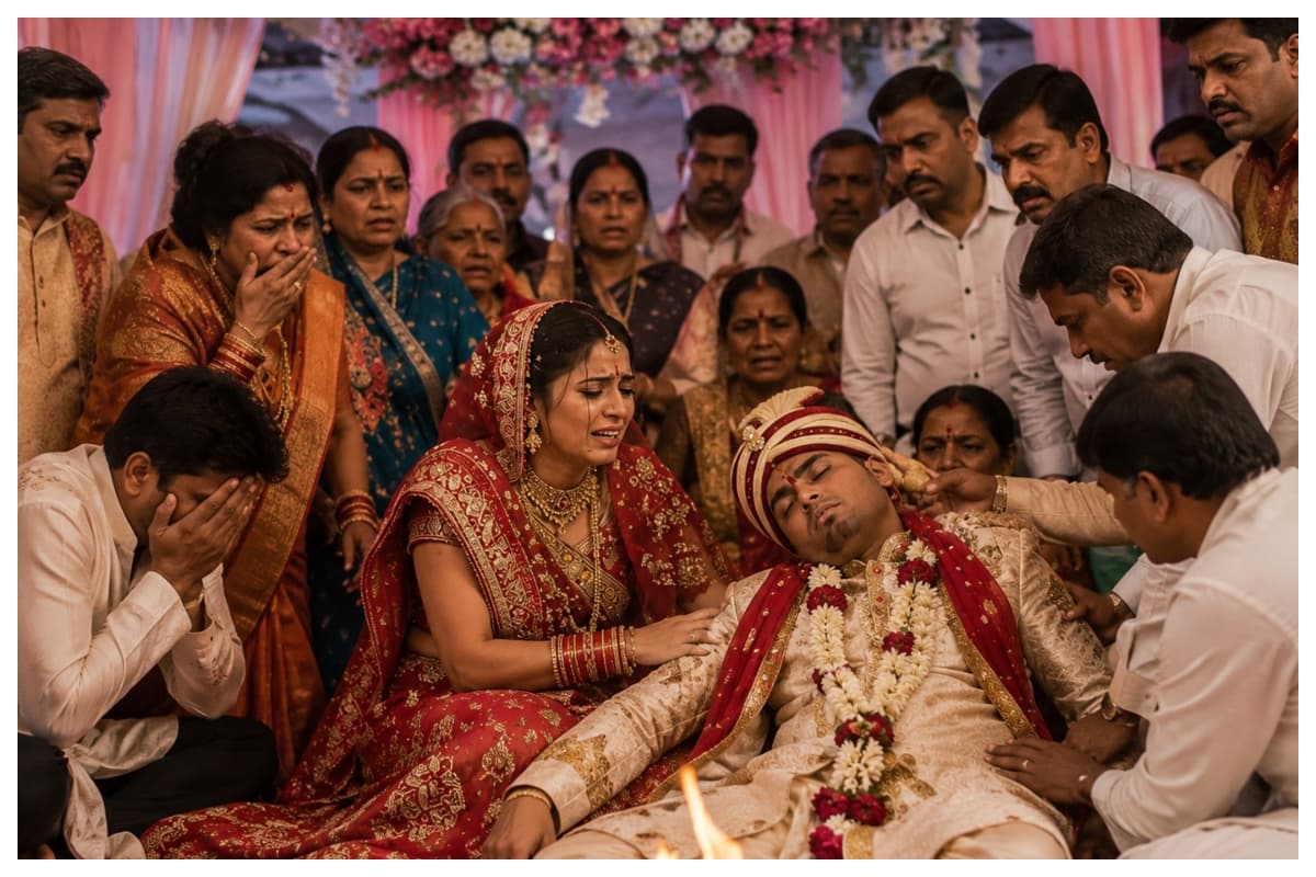 मंडप में बैठते ही बिगड़ी दूल्हे की तबीयत, सात फेरों से पहले मौत, शादी की खुशियां मातम में बदलीं