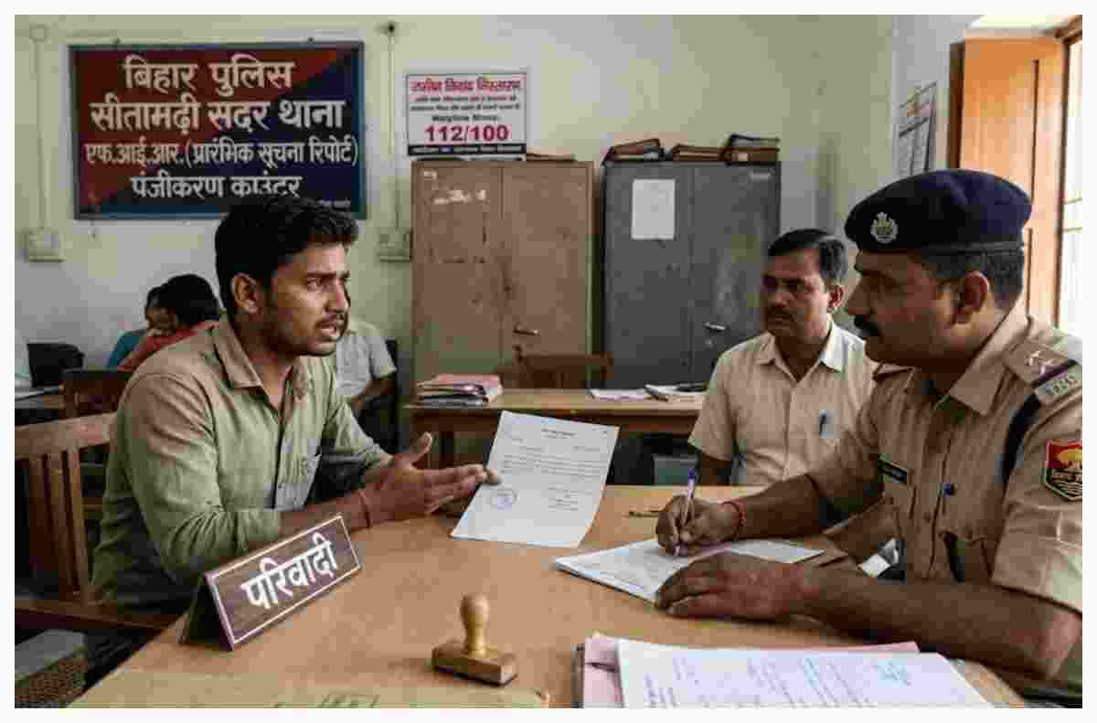 सीतामढ़ी: जमीन विवाद के बाद युवक को जान से मारने की धमकी, प्राथमिकी दर्ज