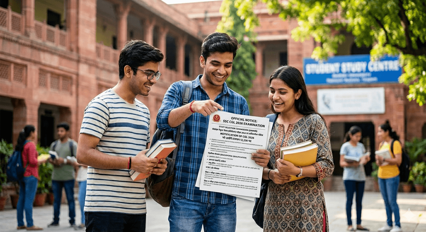 SSC CGL 2026 : केंद्र सरकार के मंत्रालयों में नौकरी का अवसर