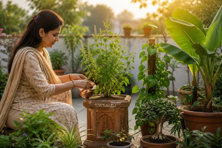 घर में तुलसी के साथ रख लें ये 4 पौधे, धन-दौलत से भर सकती है तिजोरी और दूर हो सकती है आर्थिक तंगी