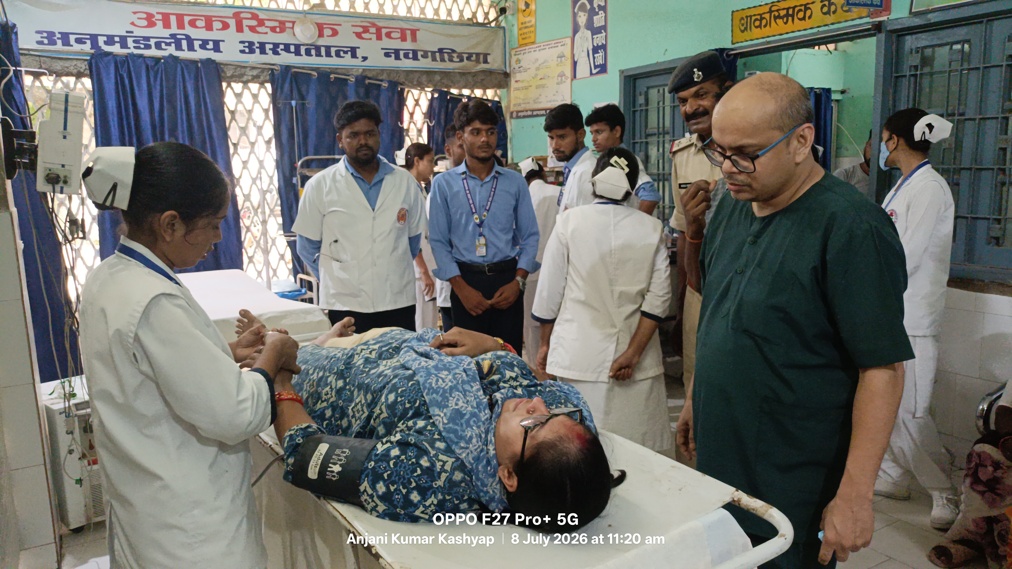 नवगछिया में सड़क हादसे में इंटर स्कूल की शिक्षिका घायल: भागलपुर से स्कूटी से जा रही थीं कटिहार