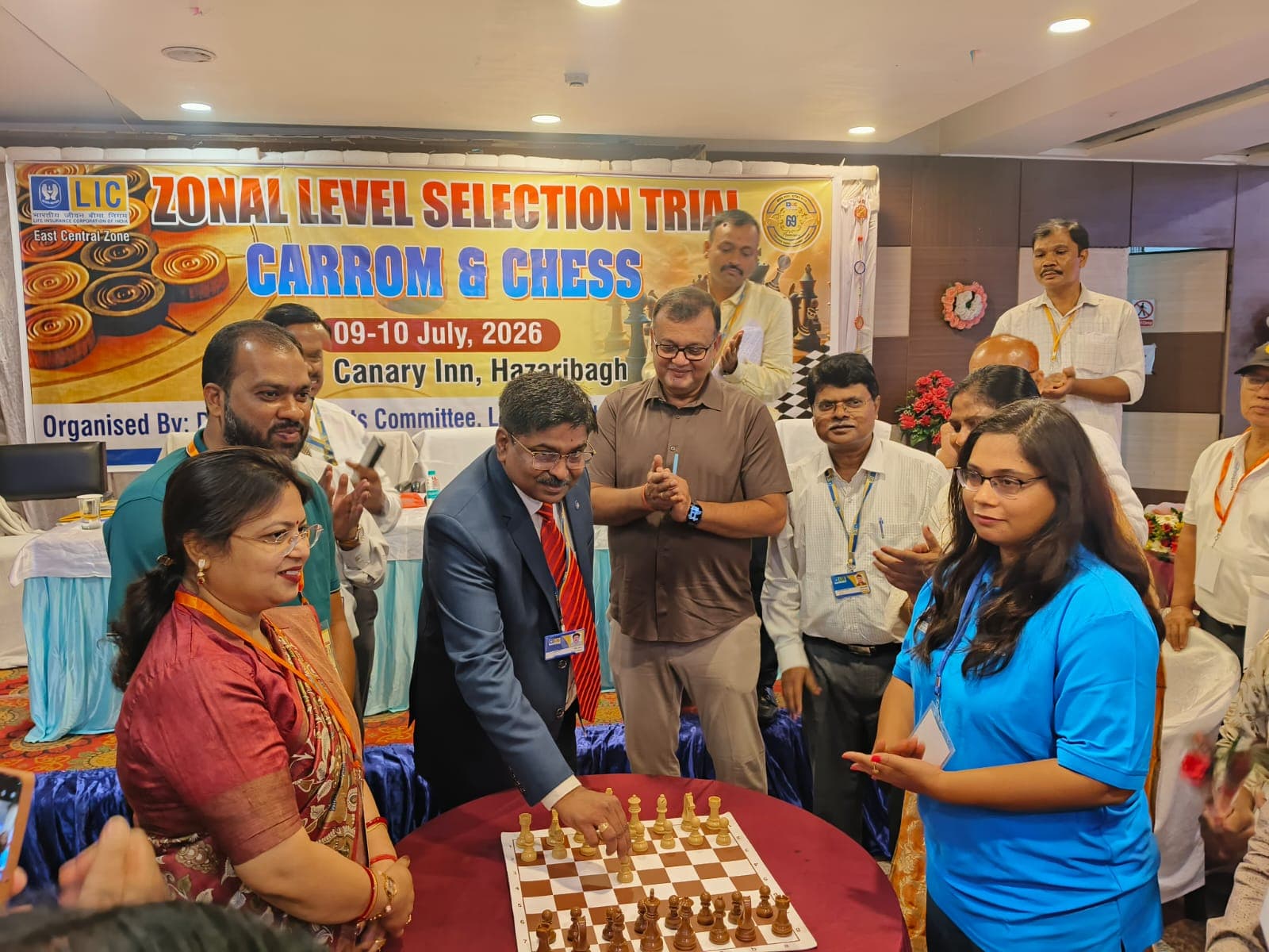 हजारीबाग में एलआईसी पूर्व मध्य क्षेत्रीय जोनल चयन ट्रायल शुरू, 42 खिलाड़ियों ने लिया भाग