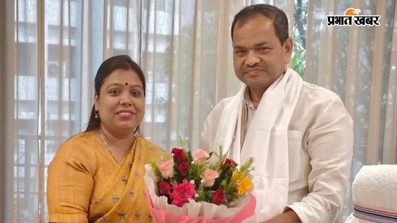 मंत्री से मिलते विधायक विनिता मेहता मंत्री से मिलते विधायक विनिता मेहता