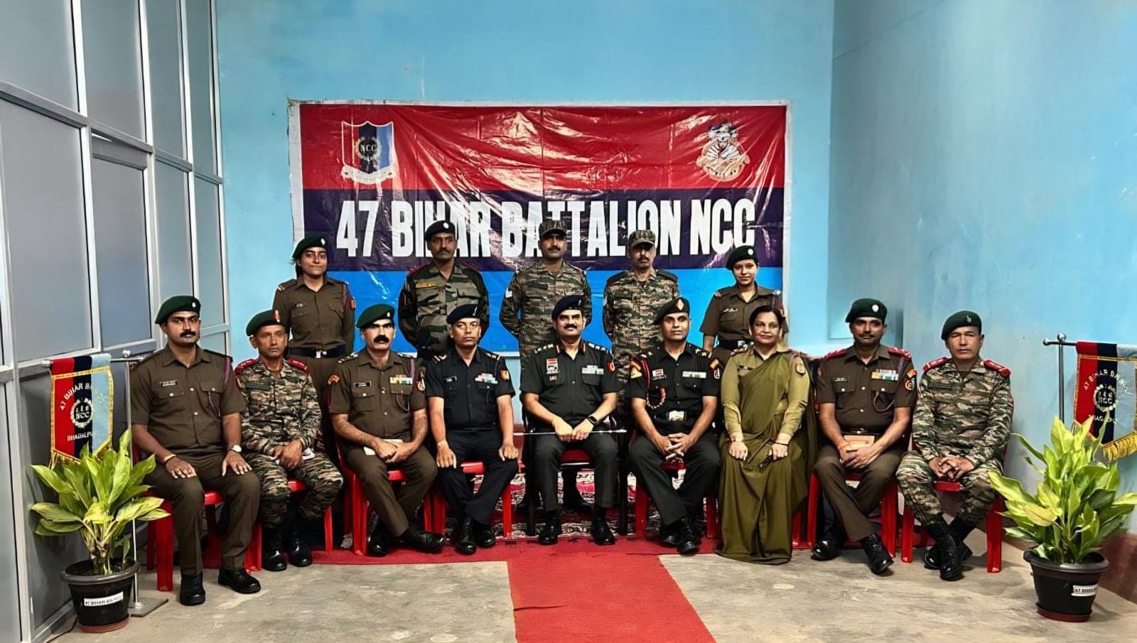 47 बिहार बटालियन NCC मुख्यालय में समीक्षा बैठक: कर्नल जितेंद्र सिंह राना ने 5 उत्कृष्ट कैडेट्स को दी स्कॉलरशिप