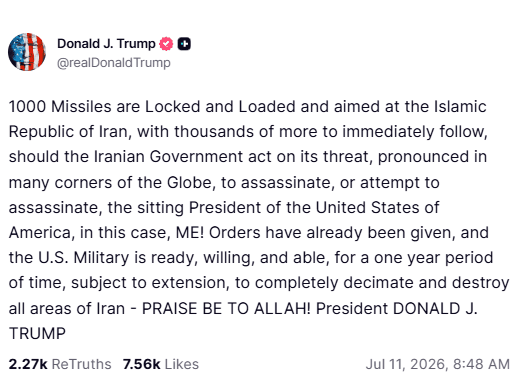 Trump Truth Social