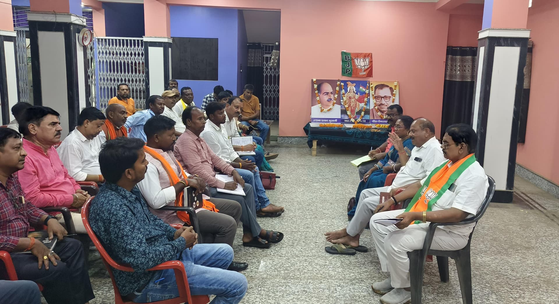 संगठन की मजबूती को लेकर भाजपा की जिला स्तरीय बैठक, योजनाओं को जन-जन तक पहुंचने को लेकर हुई चर्चा