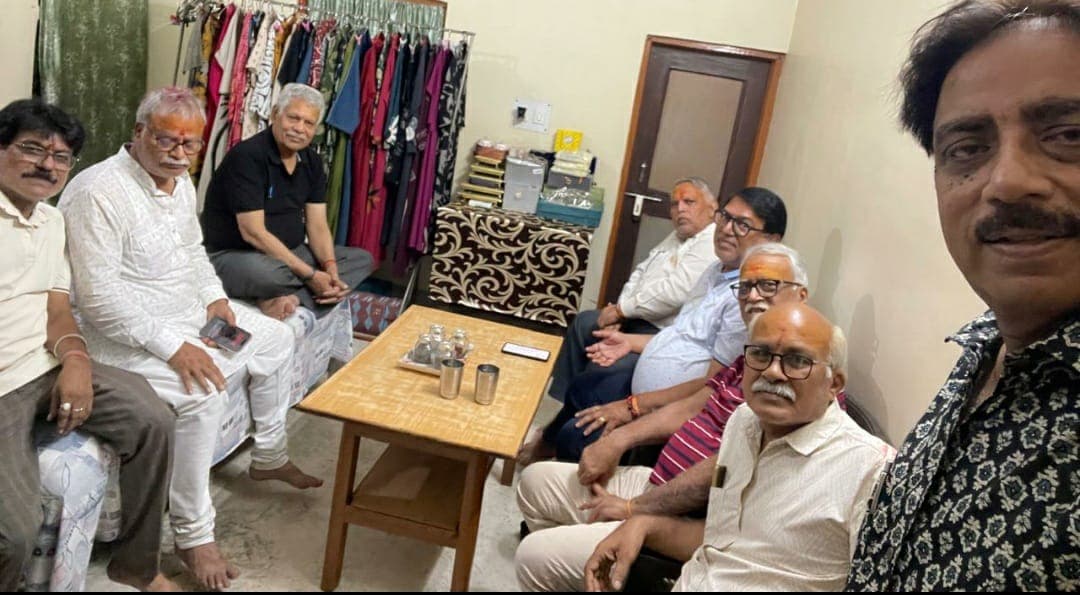 माहेश्वरी सभा के प्रदेश अध्यक्ष राजकुमार मारू का फुसरो दौरा