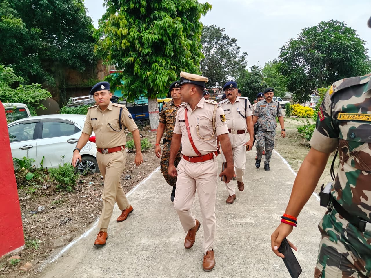 सीमावर्ती पस्तपार थाना को जल्द मिलेगा अपना भवन, एसपी विक्रम सिहाग ने किया निरीक्षण