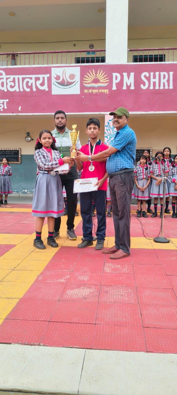 योग चैम्पियनशिप में केन्द्रीय विद्यालय के विद्यार्थियों का शानदार प्रदर्शन