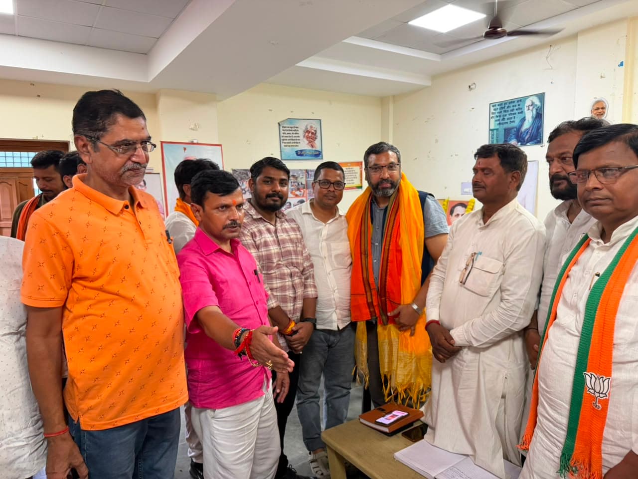नवगछिया में भाजपा का संगठनात्मक मंथन, बूथ सशक्तिकरण और जनसंपर्क अभियान पर फोकस