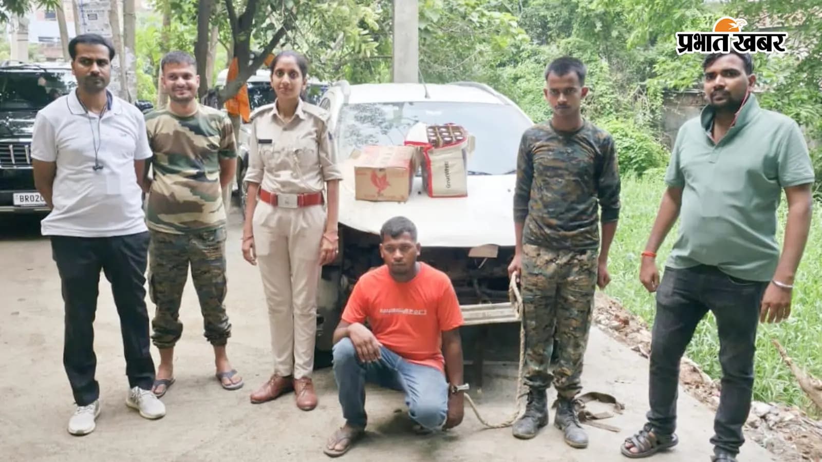 58.125 लीटर अवैध विदेशी शराब जब्त, कार क्षतिग्रस्त, चालक गिरफ्तार 58.125 लीटर अवैध विदेशी शराब जब्त, कार क्षतिग्रस्त, चालक गिरफ्तार