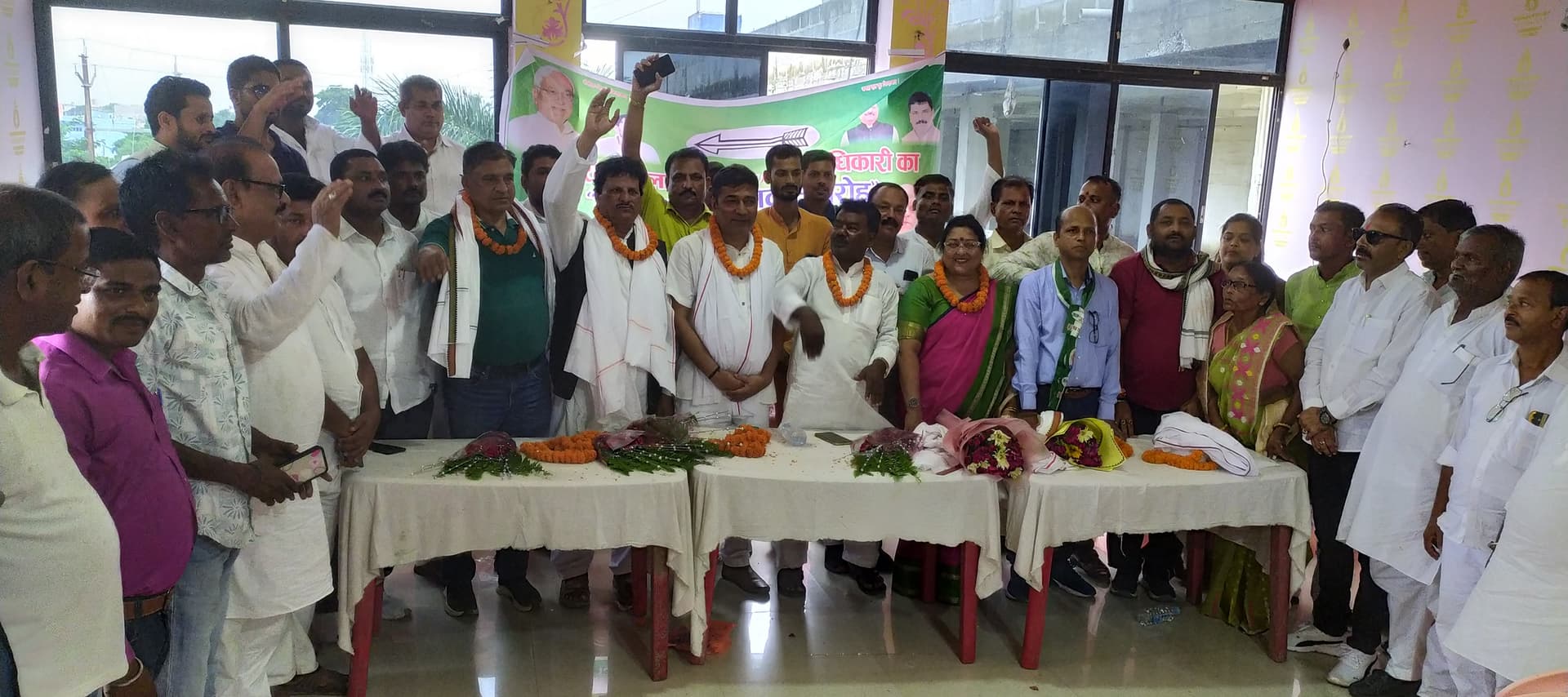 फारबिसगंज में जदयू के नव मनोनीत प्रदेश पदाधिकारियों का किया गया स्वागत-सम्मान