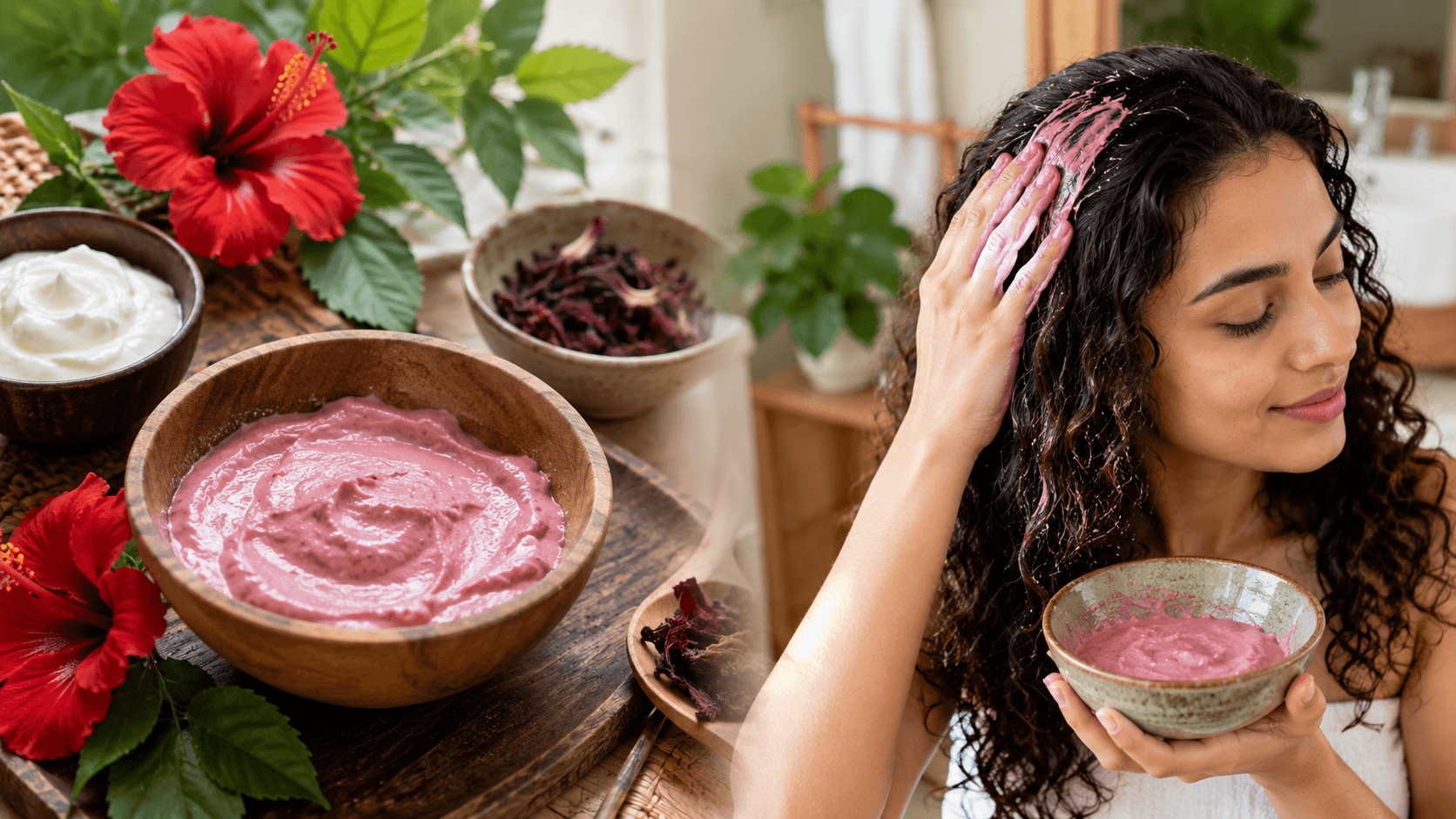 Curly hair care at home (PC: AI Image)