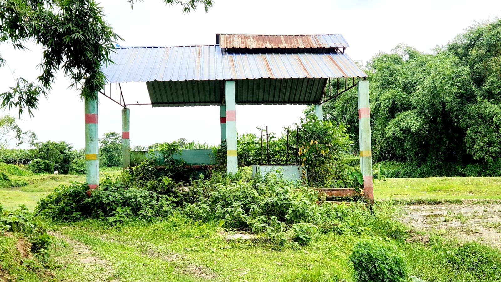लाखों की लागत से बना शवदाह गृह बना बदहाली की मिसाल, रसिया पंचायत में रख-रखाव पर उठे सवाल