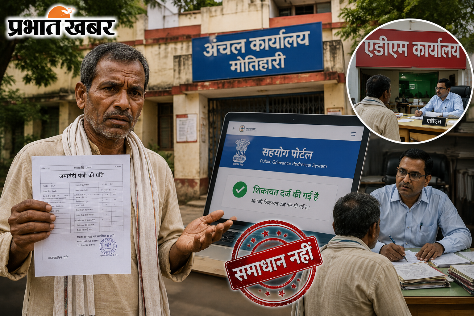 ऑनलाइन शिकायत, CO से मुलाकात… फिर भी नहीं मिली जमाबंदी की कॉपी, कर्मचारी पर टालमटोल का आरोप