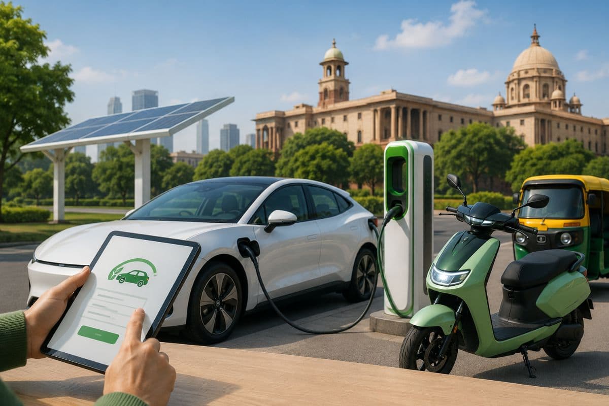 Delhi EV Policy 2026: 2-व्हीलर खरीदने पर 30 हजार, 3-व्हीलर पर मिलेंगे 50 हजार, ऐसे करें सब्सिडी के लिए अप्लाई Delhi EV Policy 2026: 2-व्हीलर खरीदने पर 30 हजार, 3-व्हीलर पर मिलेंगे 50 हजार, ऐसे करें सब्सिडी के लिए अप्लाई