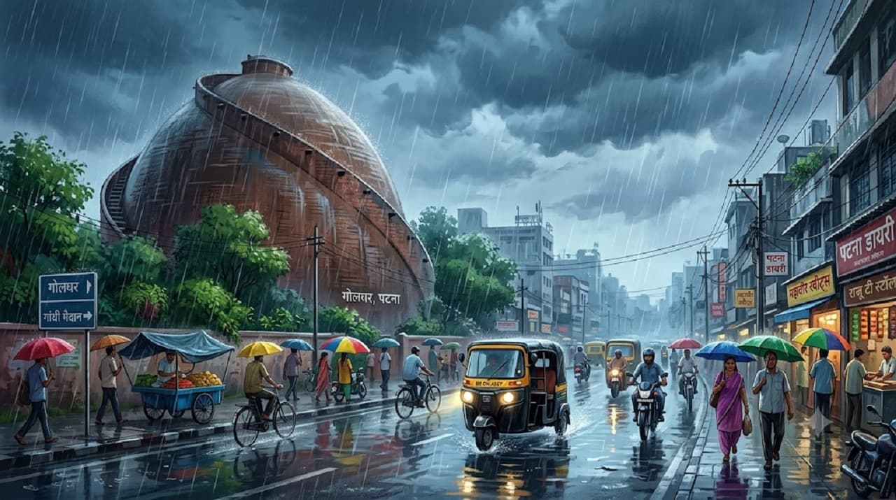Patna Weather Updates: पटना में आज भी बारिश के प्रबल आसार, जानें अगले 4 दिनों का मौसम