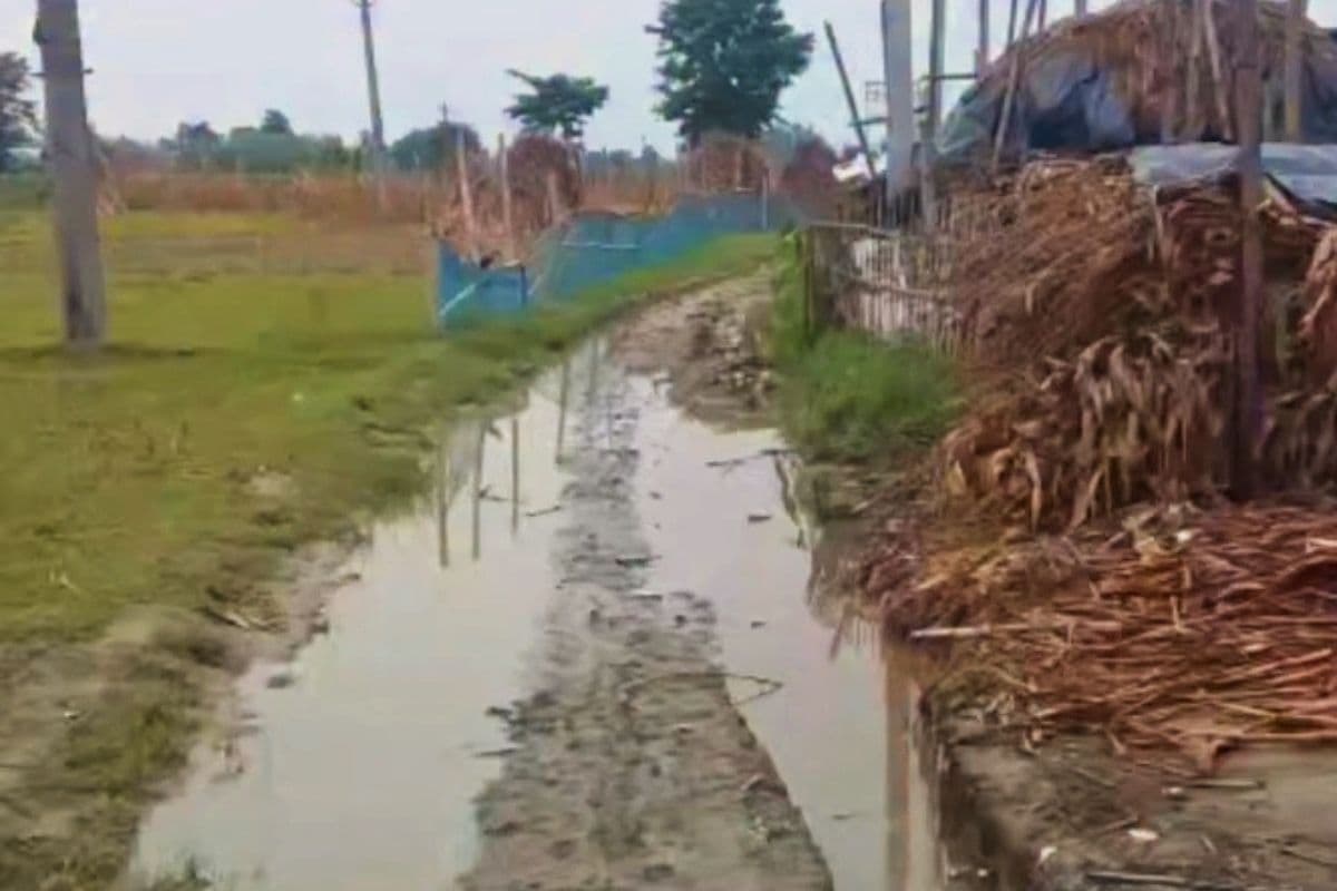 चार वर्षों से कीचड़ में तब्दील दुबड़ी नया टोला की सड़क, ग्रामीणों ने की शीघ्र पक्कीकरण की मांग