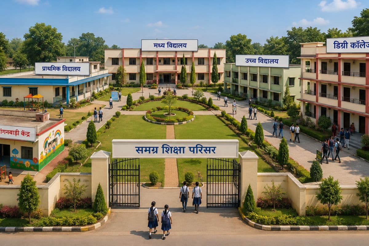 आंगनबाड़ी से लेकर डिग्री कॉलेज तक की पढ़ाई एक ही परिसर में, गोपालपुर का विद्यालय बना मिसाल