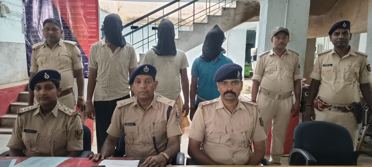 नालंदा में महिला से सामूहिक दुष्कर्म, 6 घंटे में तीनों आरोपी गिरफ्तार; लूटे गए मोबाइल भी बरामद