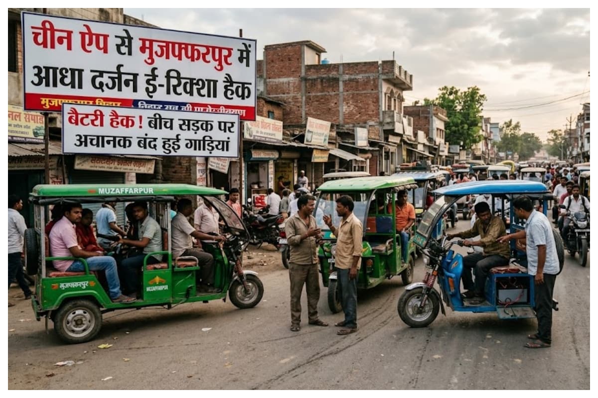 E Rickshaw Hacking:muzaffarpur-e-rickshaw-lithium-battery-hacked-via-chinese-app-bt-bms
