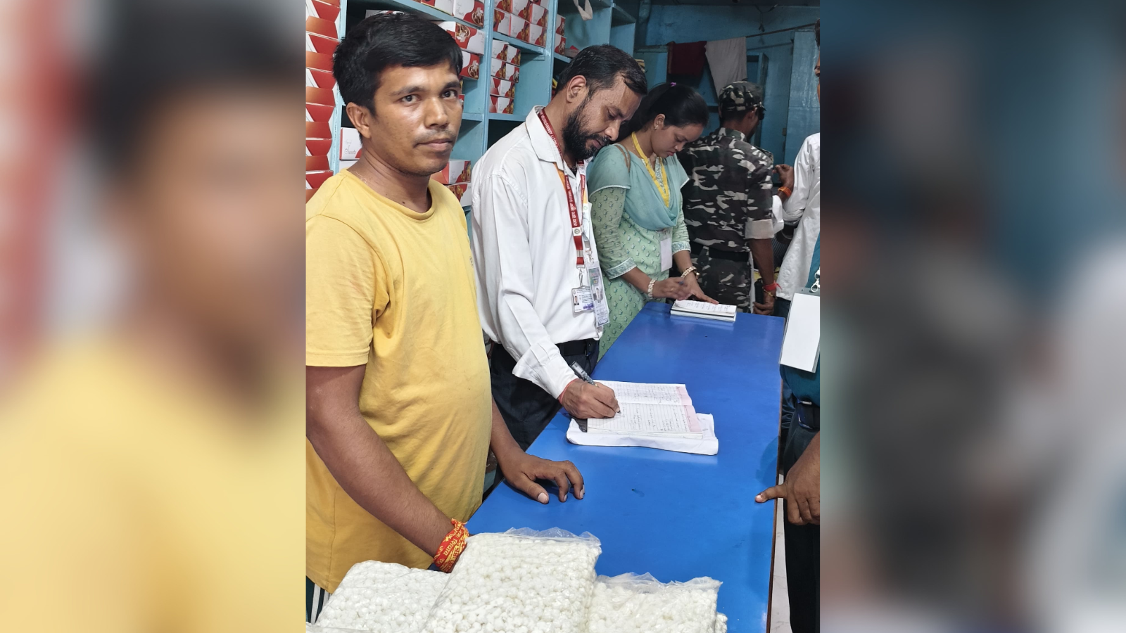 मंदिर के पूर्वी गेट के आसपास भी हुई जांच