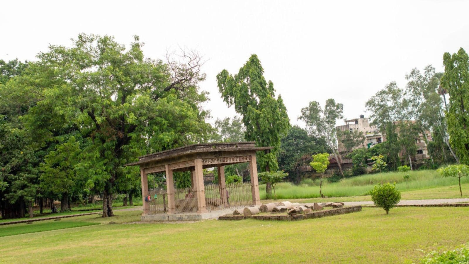 कुम्हरार पार्क में दिखती है प्राचीन पाटलिपुत्र की ऐतिहासिक झलक