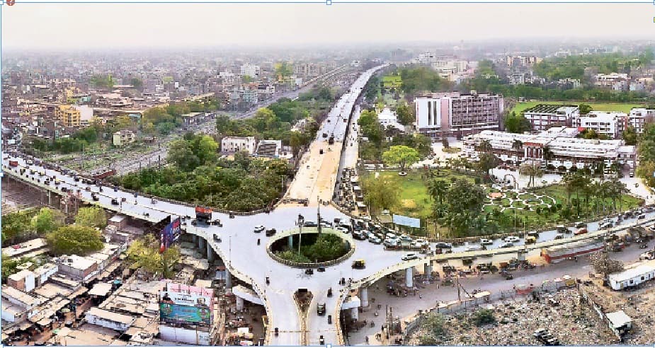 होली से पहले जीपीओ-आर ब्लॉक फ्लाइओवर होगा चालू, लोगों को होगी सहूलियत