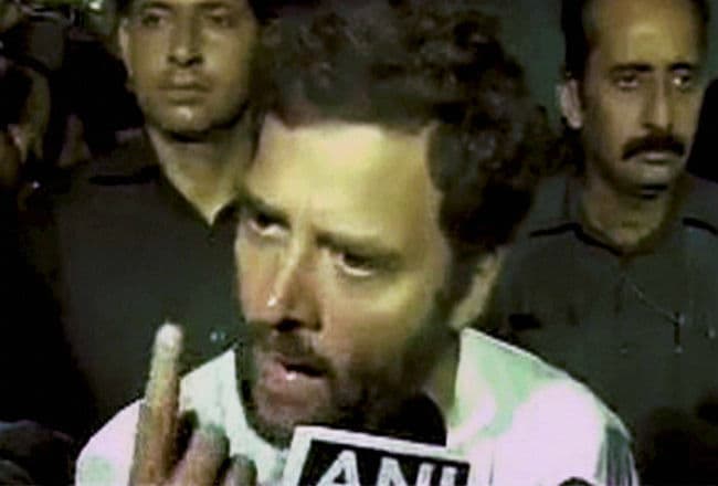 सुषमा स्वराज को बर्खास्त करें नरेंद्र मोदी – राहुल गांधी