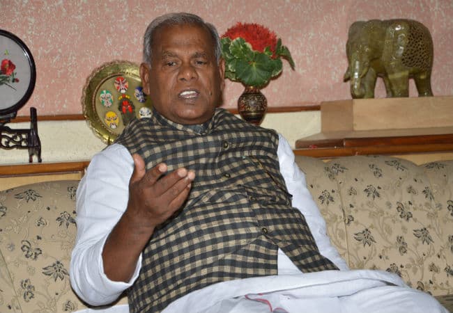 जीतन राम मांझी को मिली भाजपा के पोस्टर में जगह