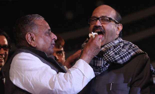 यूपी की सियासत में नया गुल खिलाएगा अमर-मुलायम का प्रेम !