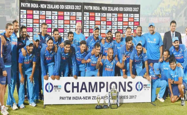 INDvsNZ : रोहित-कोहली का धमाका, भारत ने न्यूजीलैंड को 6 रन से हराया, लगातार 7वीं श्रृंखला पर कब्जा INDvsNZ : रोहित-कोहली का धमाका, भारत ने न्यूजीलैंड को 6 रन से हराया, लगातार 7वीं श्रृंखला पर कब्जा