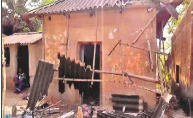 भाजपा पार्टी कार्यालय में तोड़फोड़, मारपीट, पांच भाजपा समर्थक घायल, विष्णुपुर जिला अस्पताल में भर्ती