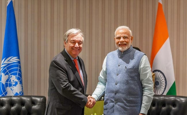 UN महासचिव ने अर्जेंटीना में मोदी से Climate Change पर की चर्चा