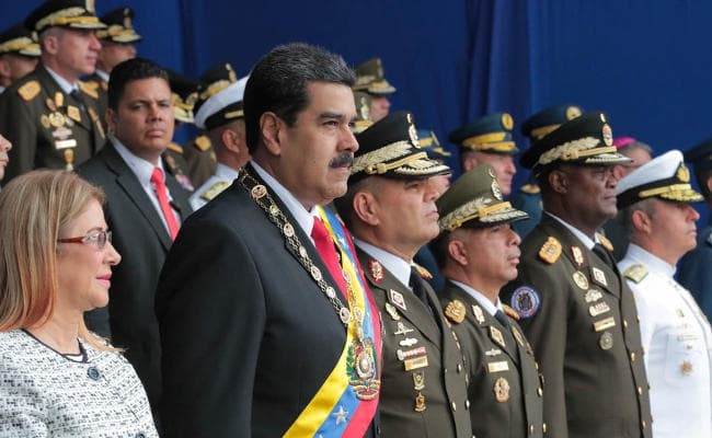 Venezuela : राष्ट्रपति मदुरो के तख्तापलट की साजिश रचने के जुर्म में नौ सैनिकों को जेल