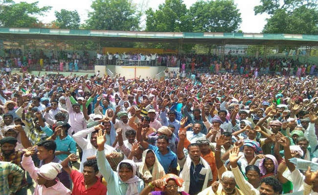 गुमला : आदिवासियों का जनाक्रोश महारैली, कुरमी व तेली जाति को एसटी का दर्जा देने का विरोध