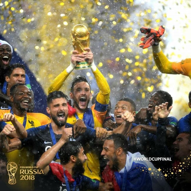 #FIFAWC2018Final : फ्रांस के सिर ताज, क्रोएशिया बेताज, देखें तसवीरें