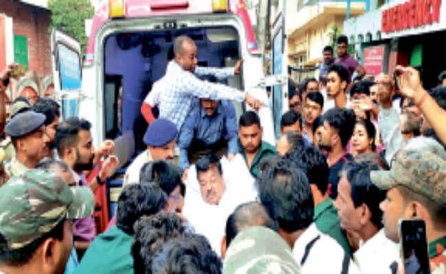 मंत्री रवींद्रनाथ घोष पीजी में भर्ती