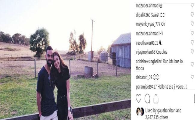 अनुष्का शर्मा के साथ कोहली ने शेयर की तस्वीर, तो बोले यूजर्स- रन भी बना लो थोड़ा…